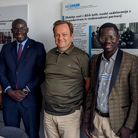 Honorary Consul of the Republic of Slovenia in Dakar, Senegal Mr. Mamadou Moustapha SARR and his delegation visited CMSR