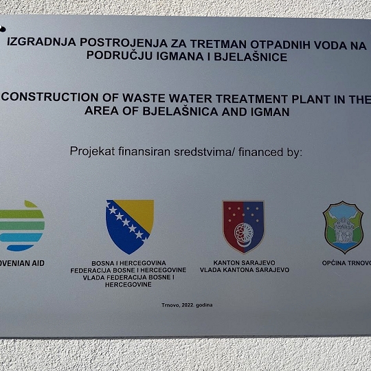 Construction of Waste Water Treatment Plant in the area of Bjelašnica and Igman, Bosnia and Herzegovina